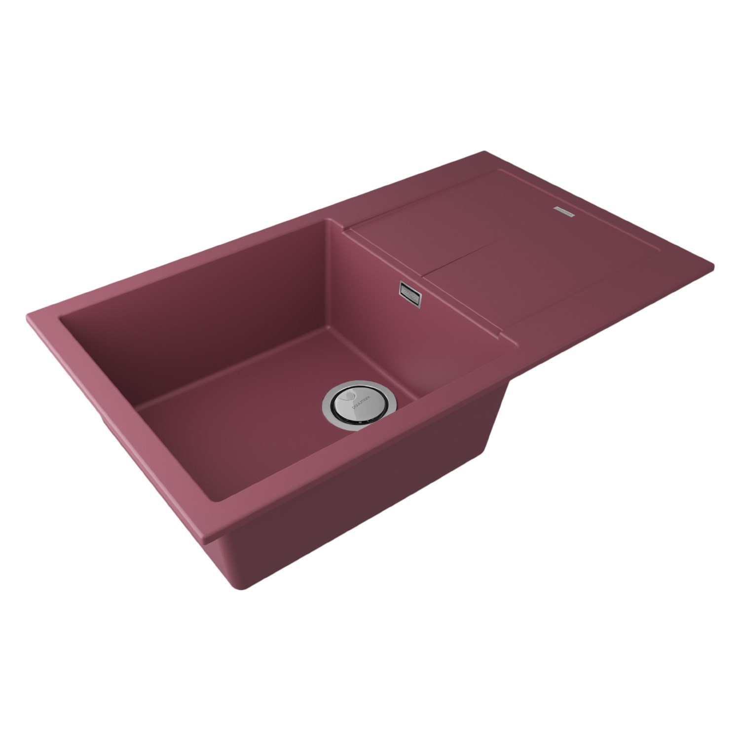 Paulmark Extensio Кухонная мойка Acrystone 86x50 см, цвет: merlot PM988650-ME