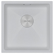 Paulmark Lumi Кухонная мойка It-Granit 45,5x46 см, цвет: белый LU45-WH