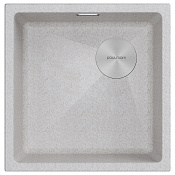 Paulmark Lumi Кухонная мойка It-Granit 45,5x44 см, цвет: бежевый LU45SK-BE