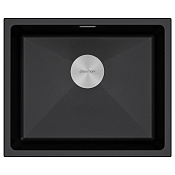 Paulmark Lumi Кухонная мойка It-Granit 55,5x46 см, цвет: черный гранит LU55-BL