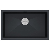 Paulmark Lumi Кухонная мойка It-Granit 74x46 см, цвет: антрацит LU74-AN