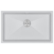Paulmark Lumi Кухонная мойка It-Granit 74x46 см, цвет: белый LU74-WH