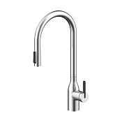 Paulmark Universal Смеситель для кухни с выдвижным изливом и возмож. подключения фильтра, цвет: хром Un213880-CR