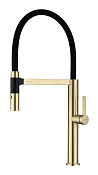 Paulmark Leader Смеситель для кухни с гибким изливом, цвет: светлое золото Le214101-LG