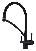 Paulmark Siegen Смеситель для кухни с гибким изливом и возможностью подключ. фильтра, цвет: антрацит Si213111-AN