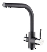 Paulmark Essen Смеситель для кухни с возможностью подключения фильтра, цвет: серый металлик Es213011-GRM