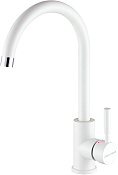 Paulmark Holstein Смеситель для кухни с поворотным изливом, цвет: белый матовый Ho212063-WH