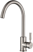 Paulmark Holstein Смеситель для кухни с поворотным изливом, цвет: брашированная сталь Ho212063-BS