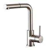 Paulmark Kassel Смеситель для кухни с выдвижным изливом, цвет: брашированная сталь Ka214311-BS