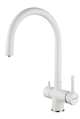 Paulmark Heller Смеситель для кухни с возможностью подключения фильтра, цвет: белый матовый He213218-WH