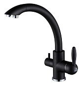 Paulmark Essen Смеситель для кухни с возможностью подключения фильтра, цвет: черный Es213001-BLM