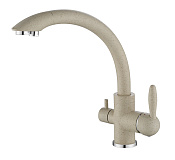 Paulmark Essen Смеситель для кухни с возможностью подключения фильтра, цвет: бежевый Es213001-328