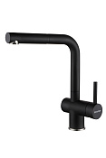 Paulmark Dosse Смеситель для кухни с гибким изливом, цвет: антрацит Do214418-AN