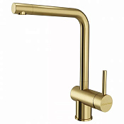 Paulmark Spring Смеситель для кухни с поворотным изливом, цвет: светлое золото Sp212067-LG