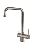 Paulmark Wetter Смеситель для кухни с возможностью подключения фильтра, цвет: брашированная сталь We213030-BS