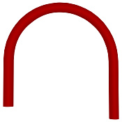 Paulmark Гибкий излив для кухонного смесителя, цвет: красный I888-FI