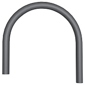 Paulmark Гибкий излив для кухонного смесителя, цвет: серый I888-GR