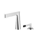 Boheme Duo Смеситель для раковины на 2 отверстия, без д/к,  длина излива 18,6 см, цвет: chrome 161-CR