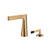 Boheme Duo Смеситель для раковины на 2 отверстия, без д/к,  длина излива 18,6 см, цвет: bronze 161-BR