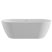 Cezares Relax Ванна из Solid Surface отдельностоящая 170x80 см, с щель. перел., цвет: белый матовый CZR-RELAX-170-80-57-SSB