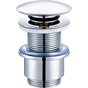 Cezares Донный клапан без перелива click-clack, цвет: хром CZR-SC-01