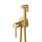 Cezares Relax Гигиенический душ со смесителем и внутренней частью, цвет: брашированное золото RELAX-DIF-BORO