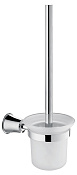 Cezares Liberty Ершик для унитаза подвесной, колба из матового стекла, цвет: хром CZR-F-8990