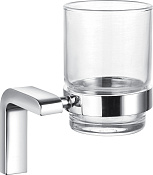 Cezares Ultima Стакан с держателем, подвесной, стекло, цвет: хром CZR-F-8930