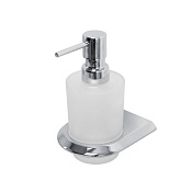 Cezares Liner Дозатор для мыла, подвесной, колба из матового стекла, цвет: хром LINER-SOIS-V-01
