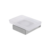 Cezares Slider Мыльница подвесная, чаша из матового стекла, цвет: хром SLIDER-SODS-01