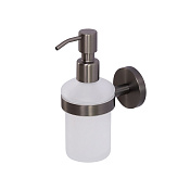 Cezares Relax Дозатор для мыла, подвесной, колба из матового стекла, цвет: оружейная сталь RELAX-SOIS-V-GM