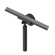 Cezares Relax Скребок для душевой кабины, подвесной, цвет: черный матовый RELAX-SV-NOP