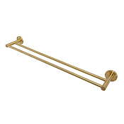 Cezares Relax Полотенцедержатель двойной 65,5 см, подвесной, цвет: золото брашированное RELAX-THD-65-BORO
