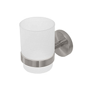 Cezares Relax Стакан с держателем, подвесной, матовое стекло, цвет: сатин RELAX-TUMS-IN