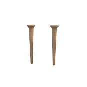 Cezares Idra Ножки для мебели 43h см, 2 штуки, цвет: rovere tabacco 40448