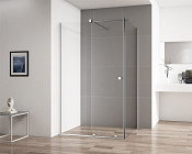 Cezares Stream Душевой уголок 122,5x80,5x195h см, прозрачное стекло 8 мм, цвет: хром STREAM-AH-1-120/80-C-Cr