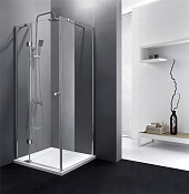 Cezares Verona Душевой уголок 90x90x195h см, прозрачное стекло 6 мм, цвет: хром VERONA-W-A-1-90-C-Cr