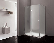 Cezares Verona Душевой уголок левый 100x90x195h см, рифленое стекло 6 мм, цвет: хром VERONA-W-AH-1-100/90-P-Cr-L