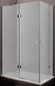 Cezares Verona Душевой уголок левый 120x100x195h см, рифленое стекло 6 мм, цвет: хром VERONA-W-AH-2-120/100-P-Cr-L