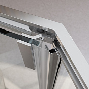 Cezares Relax 304 Душевой уголок 100x100x200h см, прозрачное стекло 8 мм, цвет: хром RELAX-304-P-1-100-C-CR