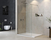 Cezares Liberta Душевая перегородка 120x195h см, прозрачное стекло 8 мм, цвет: хром LIBERTA-L-1-120-120-C-Cr