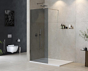 Cezares Liberta Душевая перегородка 80x195h см, тонированное стекло 8 мм, цвет: хром LIBERTA-L-1-80-120-GR-Cr