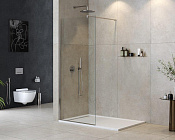 Cezares Liberta Душевая перегородка 90x195h см, прозрачное стекло 8 мм, цвет: хром LIBERTA-L-1-90-120-C-Cr