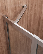 Cezares Molveno Душевая дверь распашная 152x195h см, прозрачное стекло 6 мм, цвет: хром MOLVENO-BA-12-100+50-C-Cr-IV