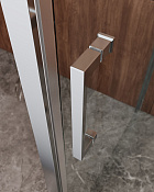 Cezares Molveno Душевой уголок 86,5x80x195h см, прозрачное стекло 6 мм, цвет: хром MOLVENO-BA2-90/80-C-Cr-IV