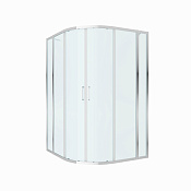 Cezares Molveno Душевой уголок 130,5x120,5x195h см, рифленое стекло 6 мм, цвет: хром MOLVENO-RH-22-130/120-P-Cr