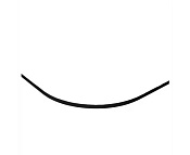 Cezares Tray Экран для поддона из алюминия 90x10h см, цвет: черный матовый TRAY-AS-R-90-100-SCR-NERO