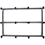 Cezares Tray Каркас для SMC поддона с ножками 100x80 см, цвет: хром TRAY-M-AH-100/80-ML