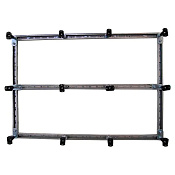 Cezares Tray Каркас для SMC поддона с ножками 120x80 см, цвет: хром TRAY-M-AH-120/80-ML