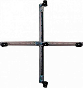 Cezares Tray Каркас для SMC поддона с ножками 90x90 см, цвет: хром TRAY-M-R-90-ML